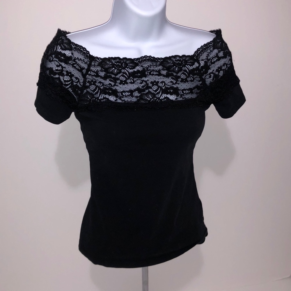 Lace Off The Shoulder Top